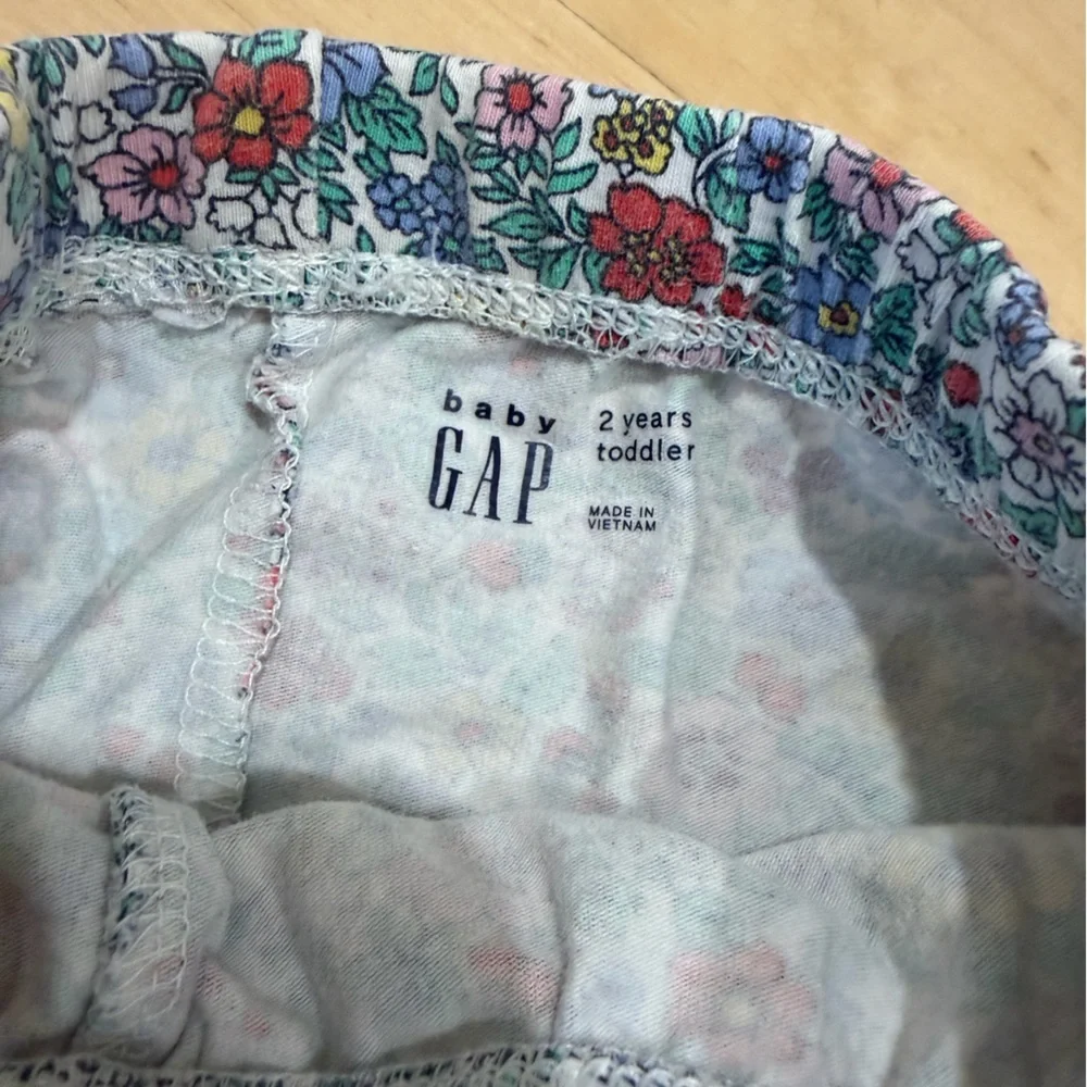 GAP Kids Red, Blue, and Black Patterned Leggings Trio